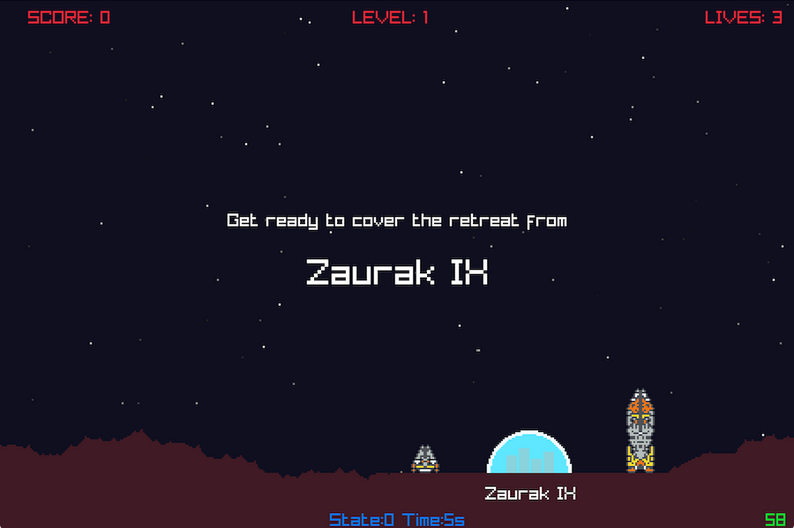 Covering the retreat from Zaurak IX